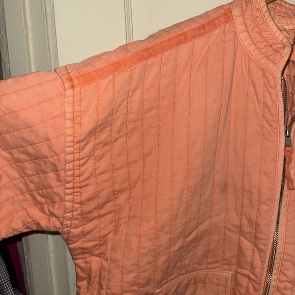 GAP quilted peach jacket - Picture 3 of 5